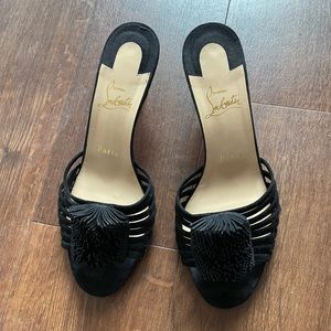 Louboutin Black Sandals